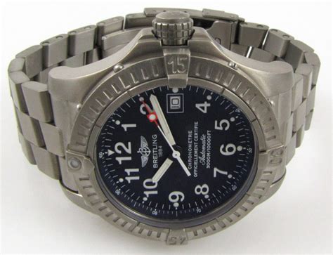 breitling titanium bracelet|breitling titanium seawolf.